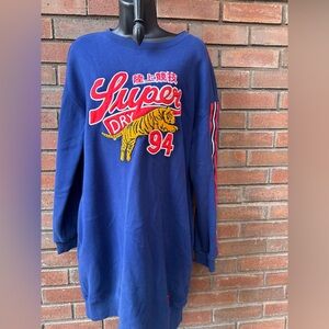 Superdry Blue Graphic Dress